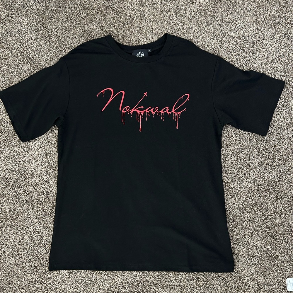 NWOT Nokwal Signature 3D Drip Logo Tee Size Large